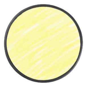 Palet De Hockey publicité jaune pastel personnalisée couleur unie