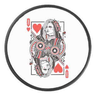 Palet De Hockey Queen of Hearts Oversized Graphic, Playing Cards