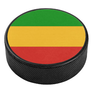 Palet De Hockey RASTAFARI DRAPEAU COULEURS rayures + vos idées