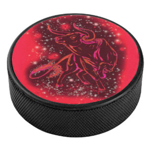Palet De Hockey Red Bull Courir À Starry Night Hockey Puck