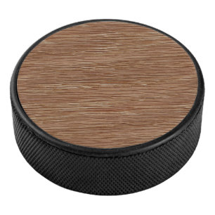 Palet De Hockey Regard naturel Brown de grain en bois de chêne de