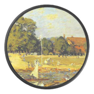 Palet De Hockey Regatta at Hampton Court Alfred Sisley Poster