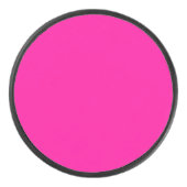 Palet De Hockey Rose chaud solide (Devant)