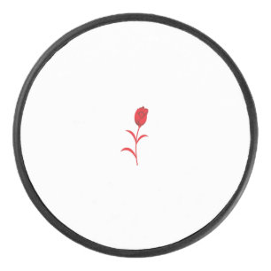 Palet De Hockey Rose Madder, Rouge lave, design floral