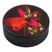 Palet De Hockey Rouge Vert Floral Moderne Art Abstrait Motif #02 (3/4/2016 12:00:00 AM)