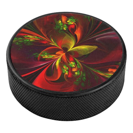 Palet De Hockey Rouge vert moderne Floral Abstrait Art Motif #05 (3/4/2016 12:00:00 AM)