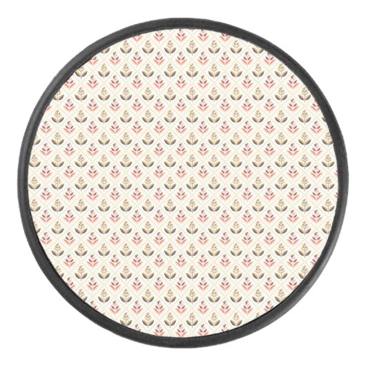 Palet De Hockey Round stool top with a pattern (Devant)