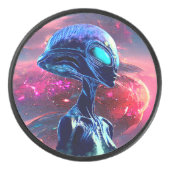 Palet De Hockey Sagesse Alien Psychédélique Scifi Art (Devant)
