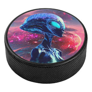 Palet De Hockey Sagesse Alien Psychédélique Scifi Art