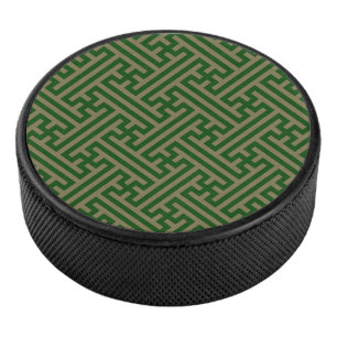 Palet De Hockey Sayagata motif, japonais, vert et or
