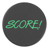 Palet De Hockey Score black hockey puck (Devant)