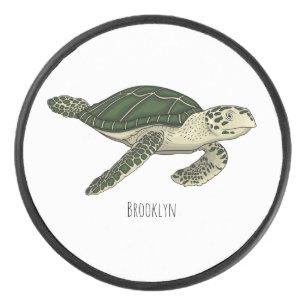 Palet De Hockey Sea turtle cartoon