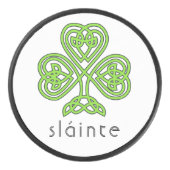 Palet De Hockey Shamrock celte Sainte Vert Saint Patrick (Devant)