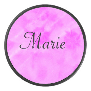 Palet De Hockey simple minimal lumière pastel rose ajoutez votre n