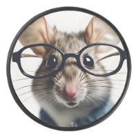 Souris de champ Portant des lunettes