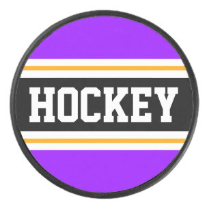 Palet De Hockey Sporty Bright Violet Orange Noir HOCKEY Rayures