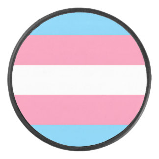 Palet De Hockey Style de drapeau trans Puck