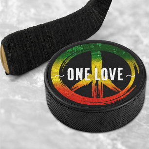 Palet De Hockey SYMBOLE Jamaïcain One Love Rasta Color Peace