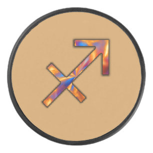 Palet De Hockey Symbole zodiaque Sagittarius Elmt par K Yoncich