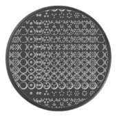 Palet De Hockey Tableau des nombres décimaux L-S par Kenneth Yonci (Devant)