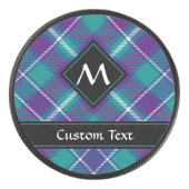 Palet De Hockey Tartan vert de mer, violet et bleu (Devant)