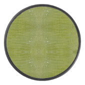 Palet De Hockey Texture de l'alligator vert citron (Devant)