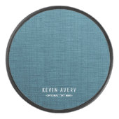 Palet De Hockey Texture de Linge Bleu moderne (Devant)