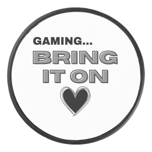 Palet De Hockey The Gamer  (Devant)