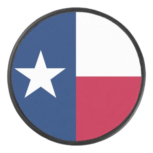 Palet De Hockey The Texan Lone Star State Flag of Texas (Devant)