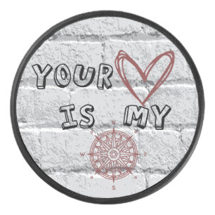 Palet De Hockey Ton coeur est mon boussole