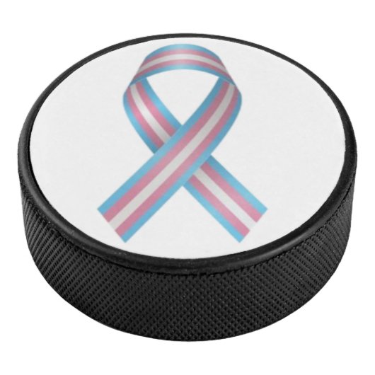 Palet De Hockey Trans ribbon with white background hockey puck (3/4/2016 12:00:00 AM)