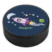 Palet De Hockey Un adorable vaisseau-fusée dans l'espace dessin an (3/4/2016 12:00:00 AM)