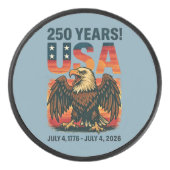 Palet De Hockey USA 250 Years - Patriotic Bald Eagle 4 juillet 202 (Devant)