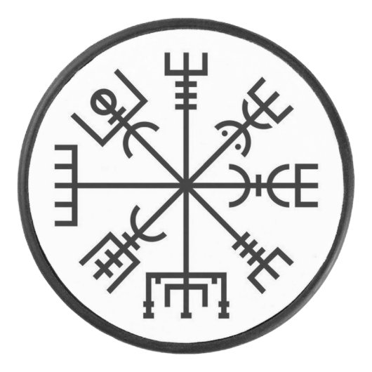 Palet De Hockey Viking Compass Hockey Puck! (Devant)