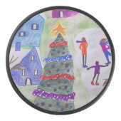 Palet De Hockey Village de Noël (Devant)
