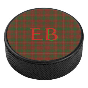 Palet De Hockey Vos initiales sur Bruce Clan tartan