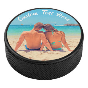 Palet De Hockey Votre photo Hockey Puck avec texte personnalisé