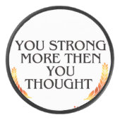 Palet De Hockey Vous êtes plus fort que vous ne pensez - Elegant G (Devant)