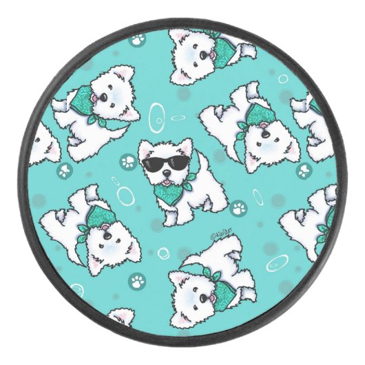 Palet De Hockey Westies Cutieface KiniArt (Devant)