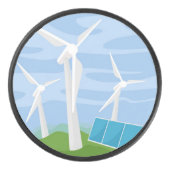 Palet De Hockey Windmills et cellules solaires (Devant)