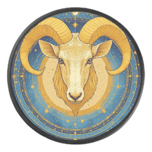 ♈ Palet de hockey Zodiaque Bouclier Bleu Bélier Do