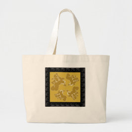 palet van Klimt Grote Tote Bag