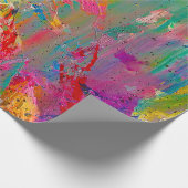 Palet verf cadeaupapier (Hoek)