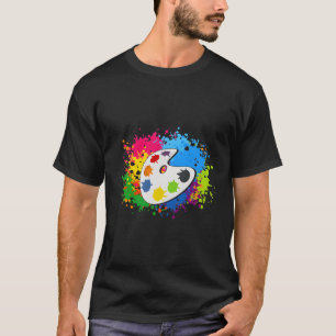 Palet verf t-shirt