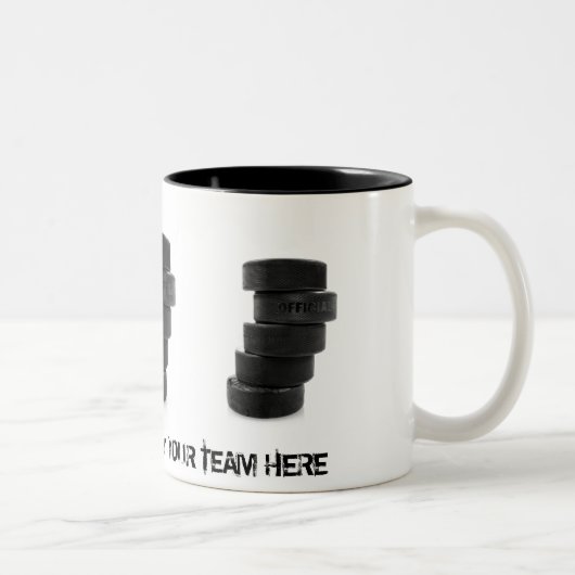 Palets de hockey sur glace ... mug (Droit)