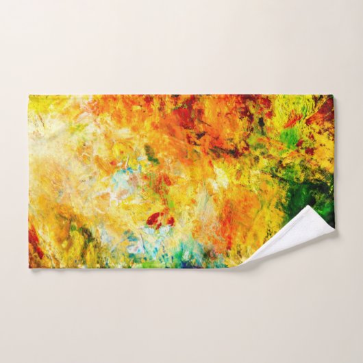 Palette Artiste Colorée (Serviette à main)