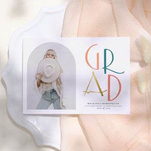 Palette   Blauwgroen & Gold Arch & Afstudeerder Fo Kaart