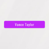 Palette couleur Cyberpunk étanche Nom Étiquettes (Design 1)