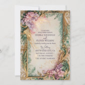 Palette d'aquarelle Invitation – Riche Pastel Rose (Devant)