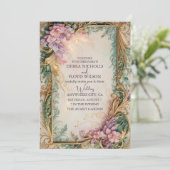 Palette d'aquarelle Invitation – Riche Pastel Rose (Debout devant)